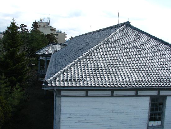 安積歴史博物館 屋根
