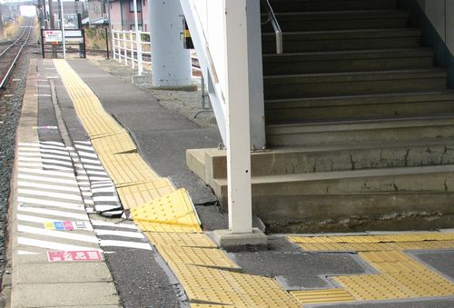 喜久田駅跨線橋